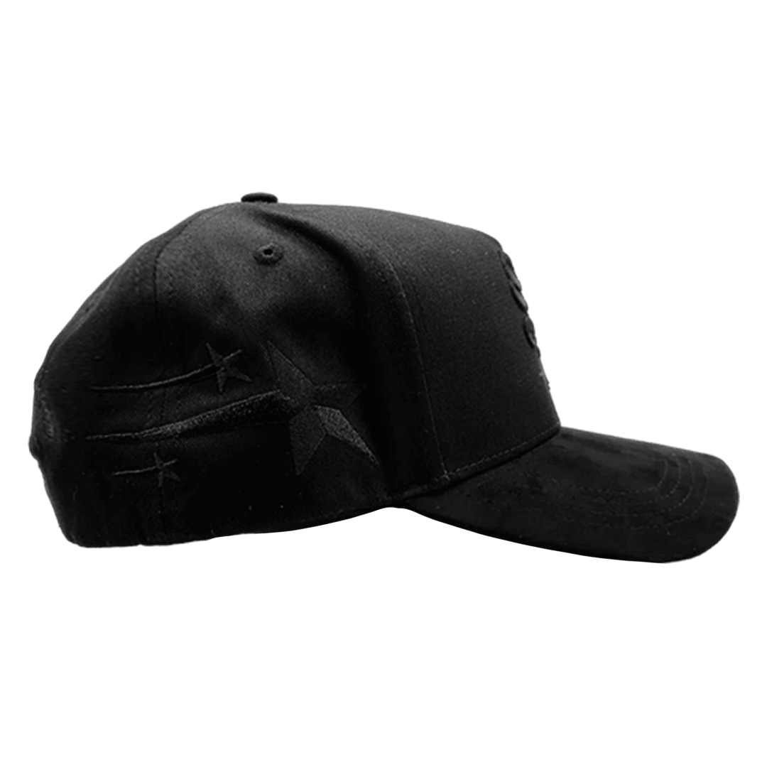 Gorra negra con estrellas SD Black Stars, vista trasera con cierre ajustable